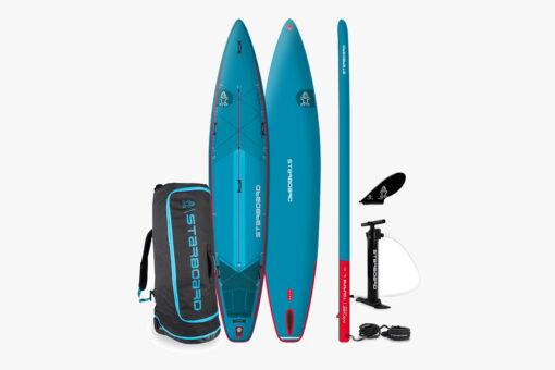 Starboard inflatable SUP 12'6"x 30" deluxe lite + paddel + kanozitje - Afbeelding 6